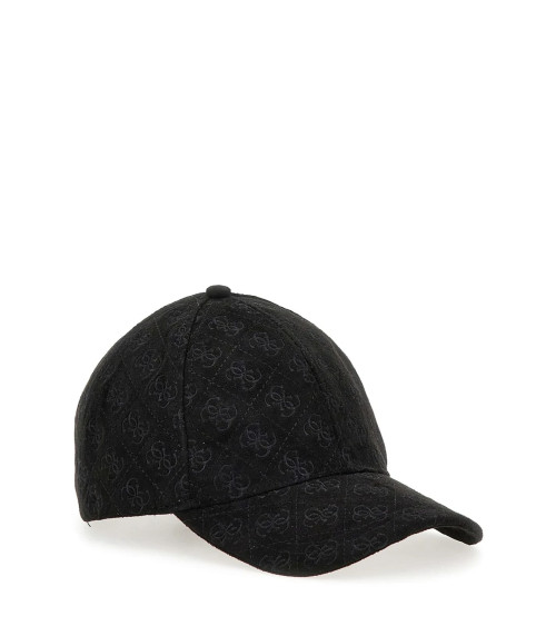 GUESS BASEBALL CAP, COLOR BLA - BLACK