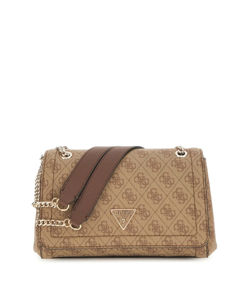 GUESS NOELLE II TOTE COLOR CLO - COAL WITH LOGO AND STYLISH DESIGN FOR EVERYDAY USE.