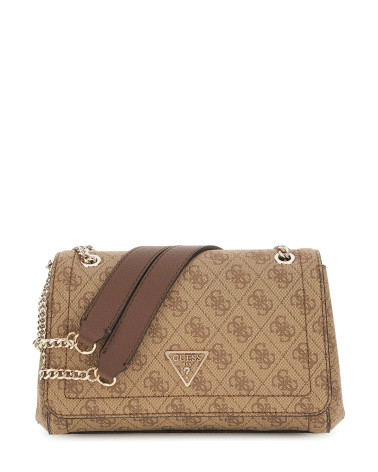 GUESS NOELLE II TOTE COLOR CLO - COAL WITH LOGO AND STYLISH DESIGN FOR EVERYDAY USE.