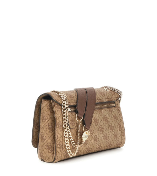 GUESS NOELLE II TOTE COLOR CLO - COAL WITH LOGO AND STYLISH DESIGN FOR EVERYDAY USE.