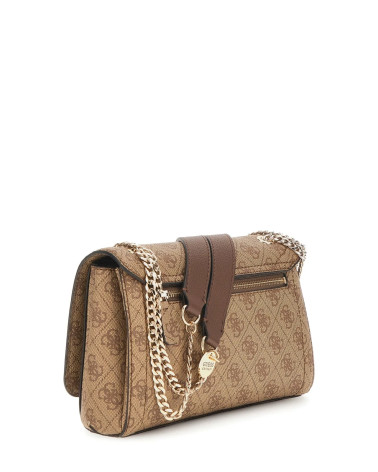 GUESS NOELLE II TOTE COLOR CLO - COAL WITH LOGO AND STYLISH DESIGN FOR EVERYDAY USE.