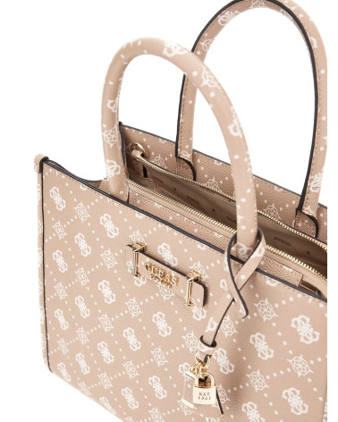 GUESS Silia Umhängetasche - Elegant in Espresso für jeden Anlass