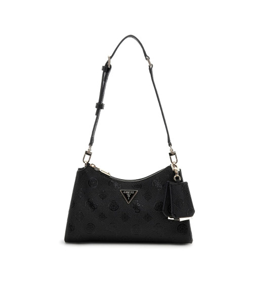 **Meta Title SEO:** GUESS Cresidia II Borsa Spalla Nera con Logo