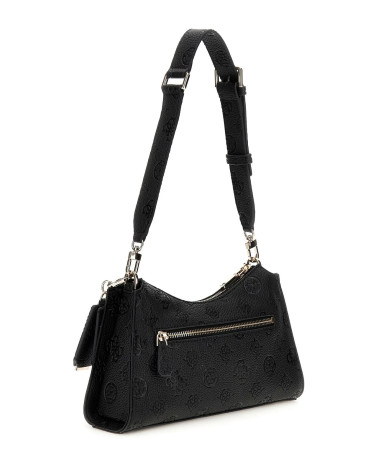**Meta Title SEO:** GUESS Cresidia II Borsa Spalla Nera con Logo