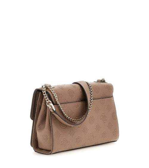 Chic GUESS Cresidia II Bag - Black Logo Design and Style