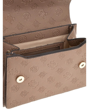 Chic GUESS Cresidia II Bag - Black Logo Design and Style