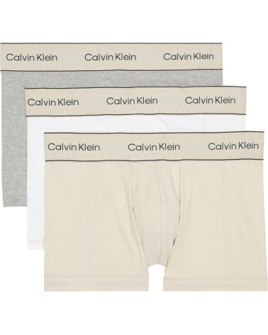 **Meta Title:** Calvin Klein Trunks 3Pk - Comfort in Gray, Size L