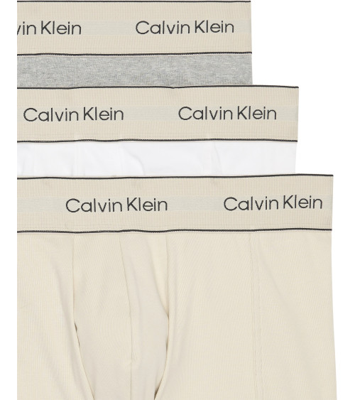 **Meta Title:** Calvin Klein Trunks 3Pk - Comfort in Gray, Size L