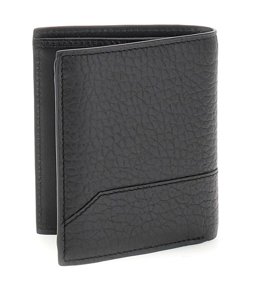 Portefeuille en cuir noir GUESS pour homme - Élégant et pratique