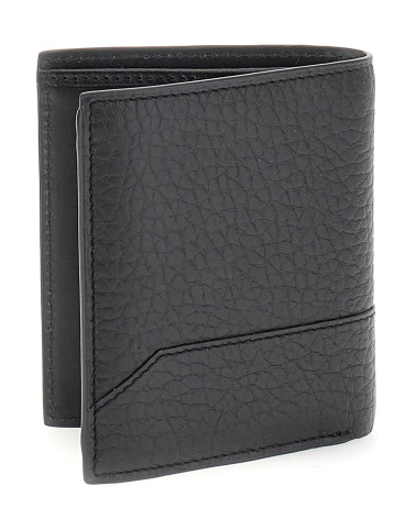Meta Title: "Cartera Vertical Mestre de Piel Negra GUESS Hombre"