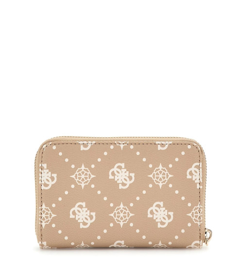 Meta Title: GUESS SILIA SLG Medium Zip Around – Stilvoll in Beige