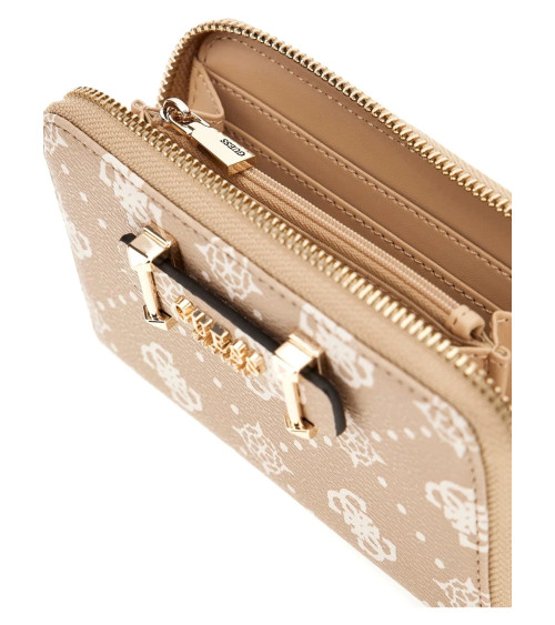 **Meta Title SEO**: Portafoglio GUESS SILIA SLG Zip Beige BSG