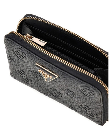 Compra ya mismo la elegante billetera negra GUESS Cresidia II.