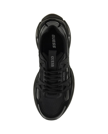 GUESS BELLU Black Sneakers - EU 37-41, fashionable and cozy.