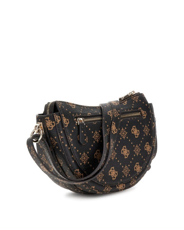 Compra bolso GUESS Silia Mini Espresso - Elegante y moderno.