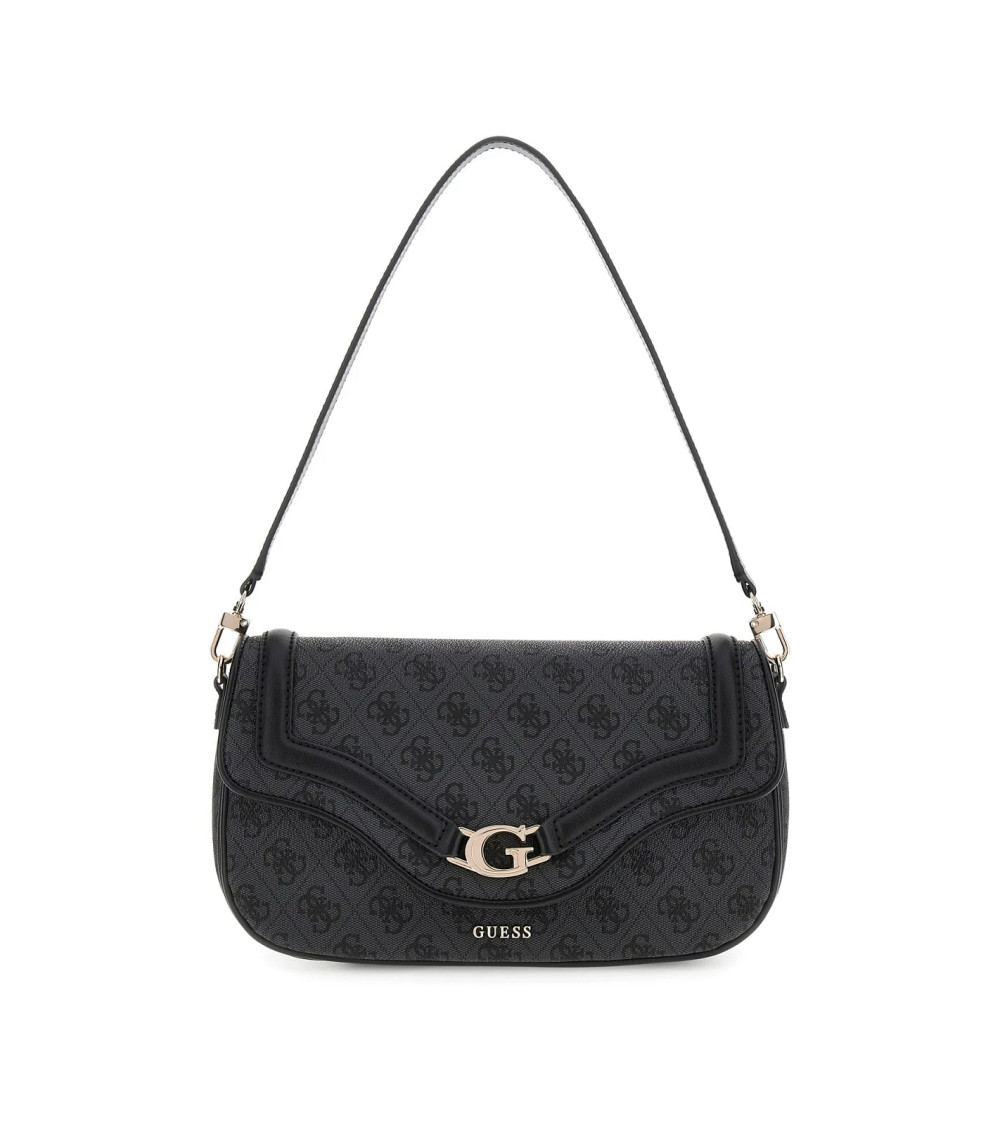 GUESS DEA GIRLFRIEND SATCHEL, CLO - COAL LOGO 100% AUTHENTIC WITH A STYLISH DESIGN AND GREAT QUALITY