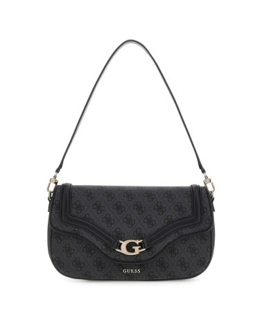 GUESS DEA GIRLFRIEND SATCHEL, CLO - COAL LOGO 100% AUTHENTIC WITH A STYLISH DESIGN AND GREAT QUALITY