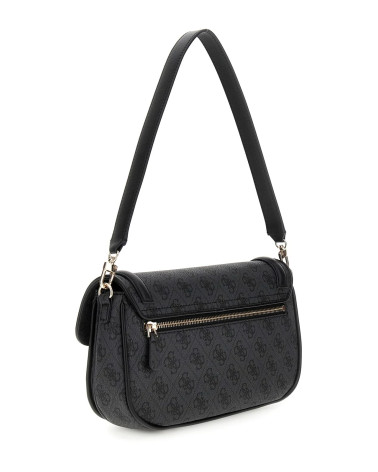 GUESS DEA GIRLFRIEND SATCHEL, CLO - COAL LOGO 100% AUTHENTIC WITH A STYLISH DESIGN AND GREAT QUALITY