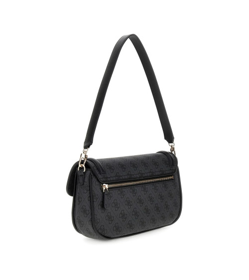 GUESS DEA GIRLFRIEND SATCHEL, CLO - COAL LOGO 100% AUTHENTIC WITH A STYLISH DESIGN AND GREAT QUALITY
