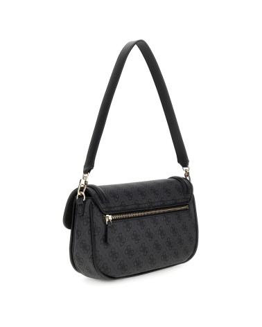 GUESS DEA GIRLFRIEND SATCHEL, CLO - COAL LOGO 100% AUTHENTIC WITH A STYLISH DESIGN AND GREAT QUALITY
