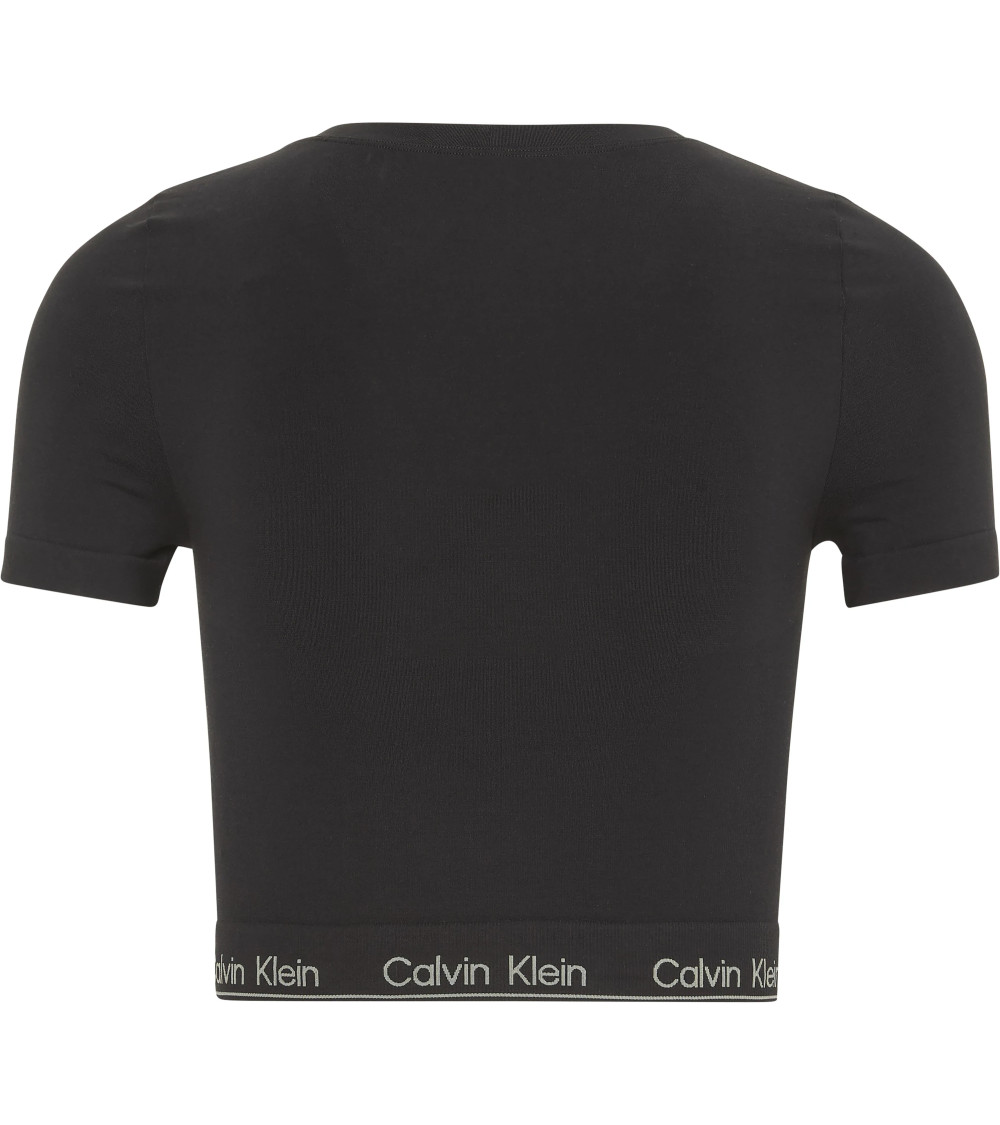 Calvin Klein Short Sleeve Shapewear Tee - Black, Size L Online