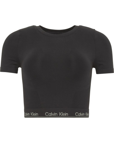 Calvin Klein Short Sleeve Shapewear Tee - Black, Size L Online