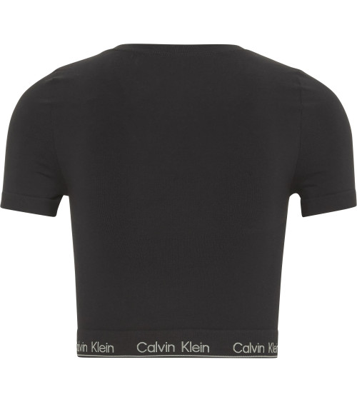 Calvin Klein Short Sleeve Shapewear Tee - Black, Size L Online