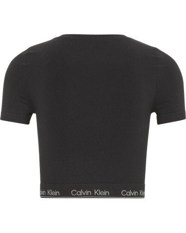 Calvin Klein Short Sleeve Shapewear Tee - Black, Size L Online