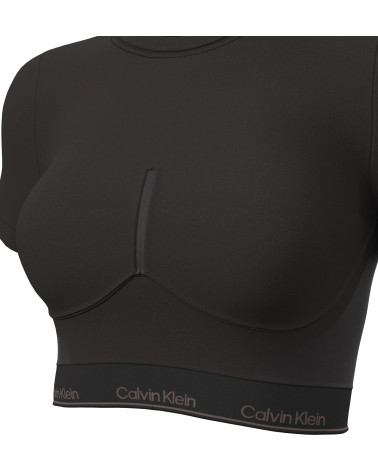 Calvin Klein Short Sleeve Shapewear Tee - Black, Size L Online