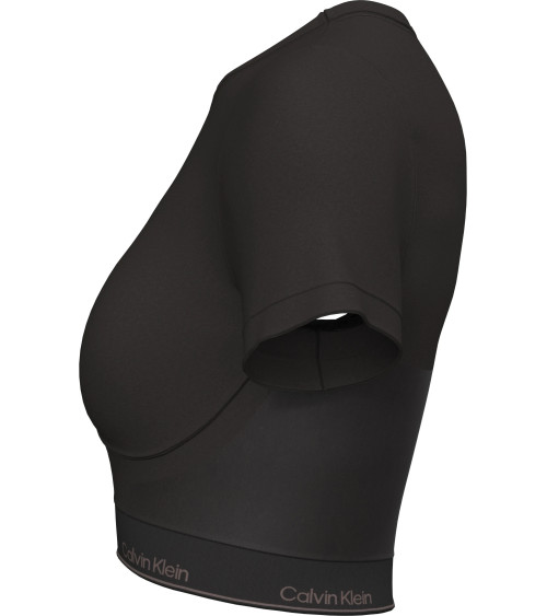 Calvin Klein Short Sleeve Shapewear Tee - Black, Size L Online