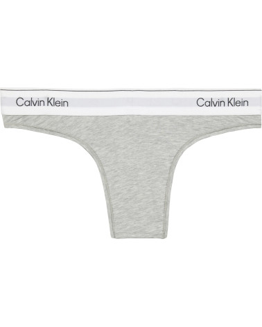 Calvin Klein Women's Brazilian Slip with Iconic Logo Band, White