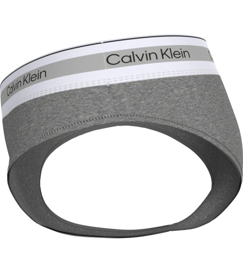 Calvin Klein Women's Brazilian Slip with Iconic Logo Band, White