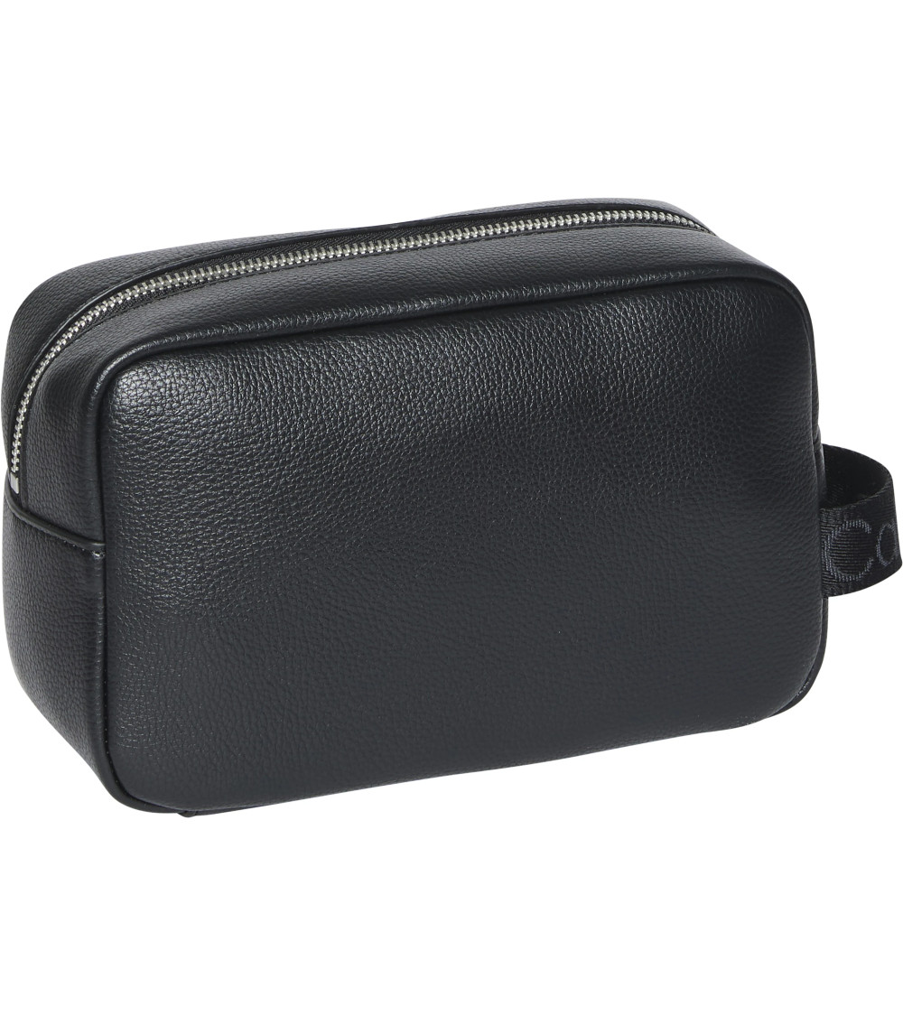 Calvin Klein Webbing Strap Dopp Kit - Stylish Black Accessory
