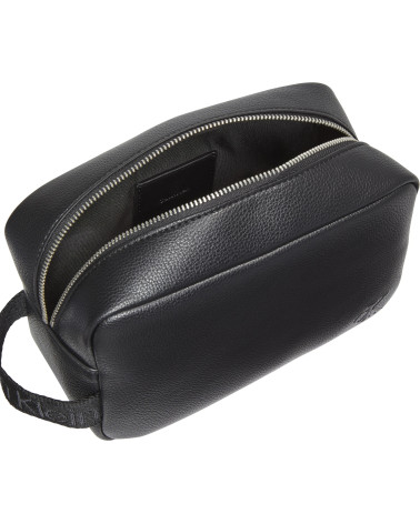 Calvin Klein Webbing Strap Dopp Kit - Stylish Black Accessory