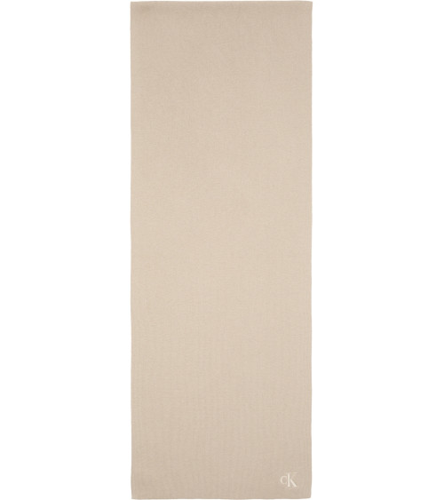 Meta Title: Écharpe CK Fine Rib Gris Château - Unique