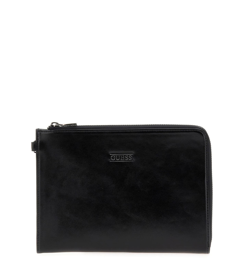 GUESS Boston Clutch M - Chic Black Design for Any Occasion