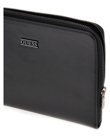 GUESS Boston Clutch M - Chic Black Design for Any Occasion