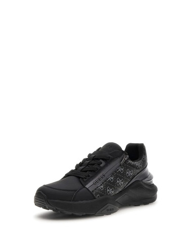 Stylish Guess Valla Black Sneakers in Various Sizes Available