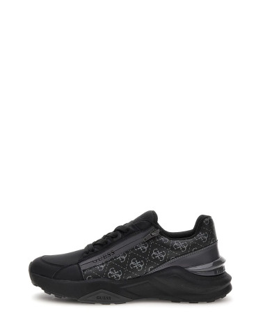 Stylish Guess Valla Black Sneakers in Various Sizes Available