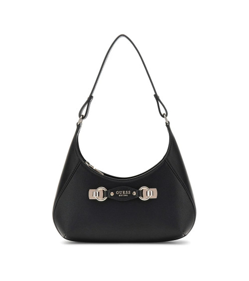 Meta Title: Buy GUESS Mimina Top Zip Bag - Chic Black