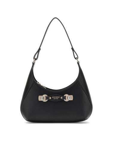 Meta Title: Buy GUESS Mimina Top Zip Bag - Chic Black
