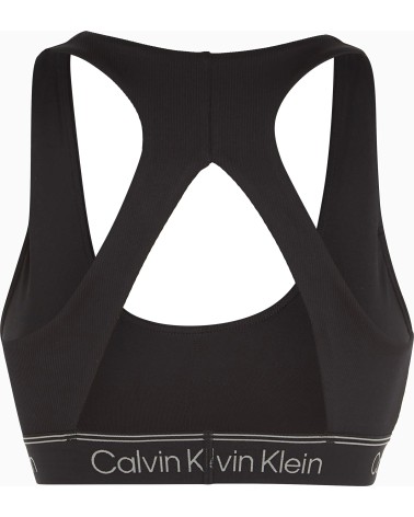 Calvin Klein Soutien-gorge de sport soutien moyen - Noir - Femme