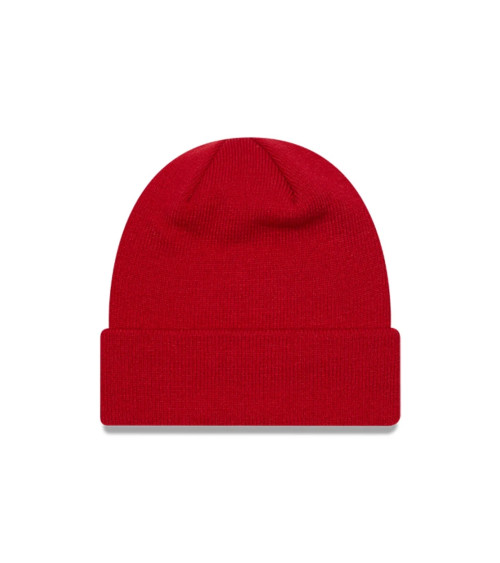 A.C. MILAN - NEW ERA CAPPELLO, BERRETTO INVERNALE DA UOMO, UNISEX, PRODOTTO UFFICIALE, BERRETTO (ROSSO), ADULTO