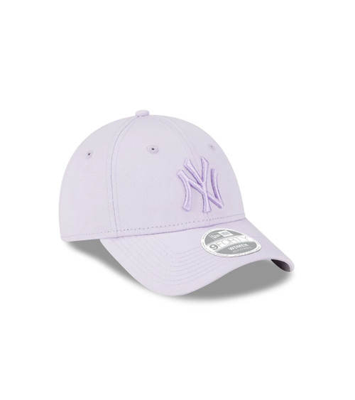 NEW ERA YORK YANKEES MLB LEAGUE ESSENTIAL TONAL PURPLE 9FORTY ADJUSTABLE WOMEN CAP - ONE-SIZE