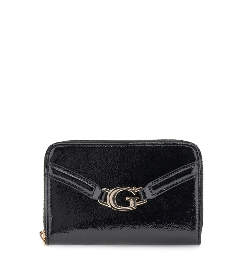 Meta Title: Buy Guess DEA Black Zip Wallet - Elegant Style