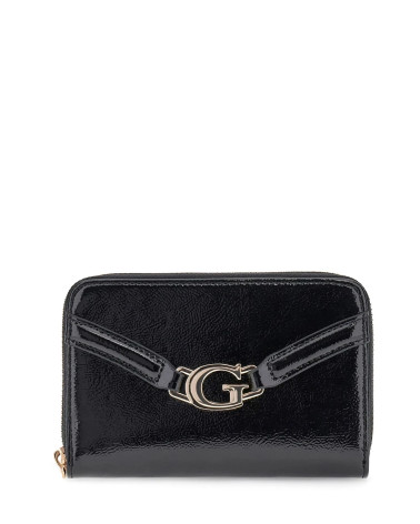 Portafolio Guess DEA Zippé M Negro | Elegante y Exclusivo