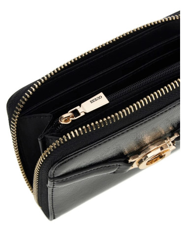 **Meta Title:** Portafoglio Zippato Nero Elegante Guess DEA