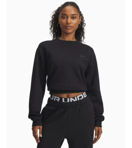 UNDER ARMOUR ICON VIDA FLC CREW WOMEN, SIZE SMALL