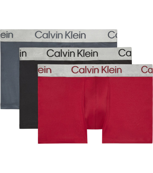 Boxer Calvin Klein 3Pk Color Rojo - Talla Grande 0GU
