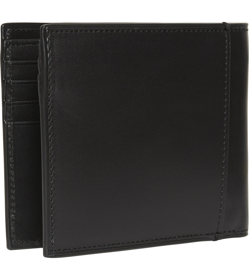 Calvin Klein Porte-monnaie Plaque avec Monnaie TG. Taille Unique UB1 - NOIR Taille Unique
